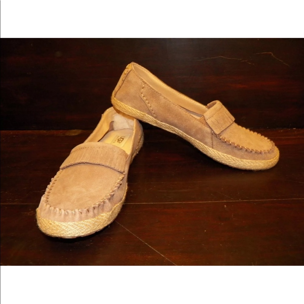 New Womens UGG Marrah Fawn Suede Moccasins